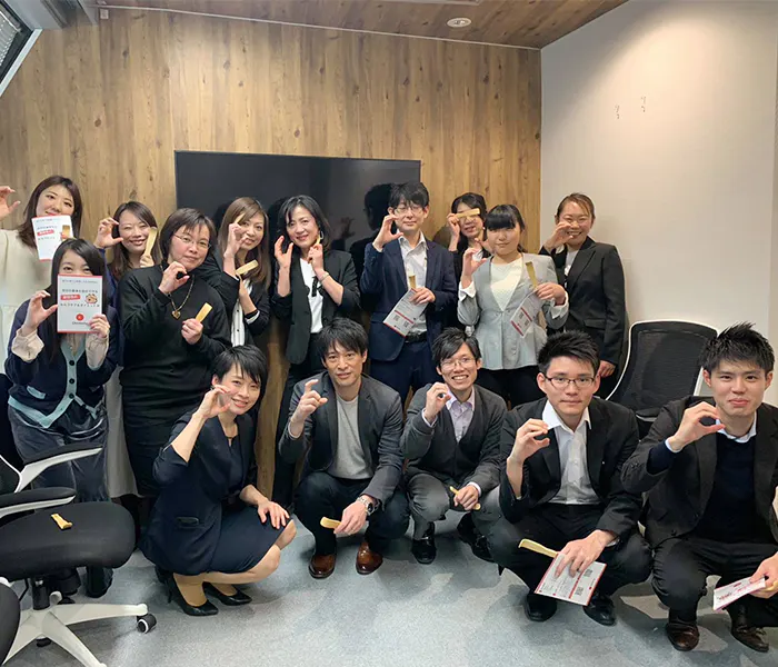 専門サービス企業での研修風景